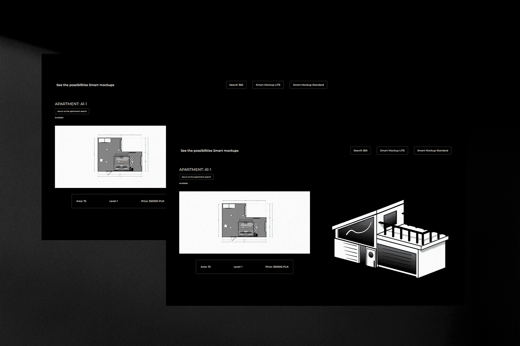 Real estate mockup